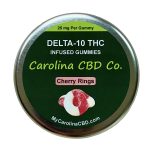 Carolina CBD Company Cherry Rings Delta-10 Gummies 25 mg CBD / Gummy